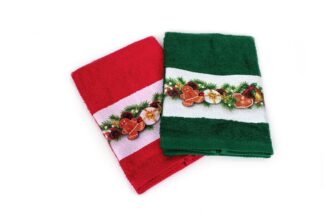 Χριστουγεννιάτικο Σετ Πετσέτες 2 τεμ. 40×60 Christmas Ornaments Κόκκινο / Πράσινο Χριστουγεννιάτικο Σετ Πετσέτες 2 τεμ. 40×60 Christmas Ornaments Κόκκινο / Πράσινο
