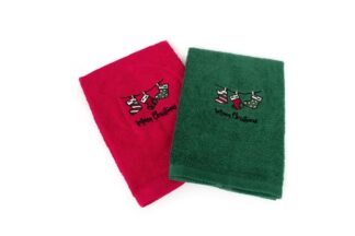 Χριστουγεννιάτικο Σετ Πετσέτες 2 τεμ. 40×60 Christmas Socks Κόκκινο / Πράσινο Χριστουγεννιάτικο Σετ Πετσέτες 2 τεμ. 40×60 Christmas Socks Κόκκινο / Πράσινο