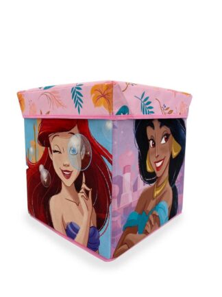 Κουτί-Σκαμπό Disney Home Princess 08 30×30×30 Κοραλί