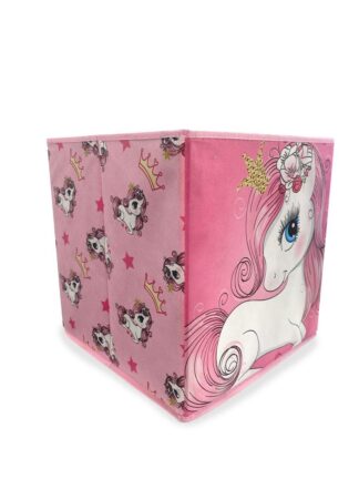 Κουτί-Σκαμπό Unicorn 10 30×30×30 Ροζ Κουτί-Σκαμπό Unicorn 10 30×30×30 Ροζ
