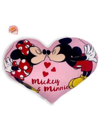 Μαξιλάρι 3D Disney Home Mickey & Minnie 15 40 εκ. Ροζ