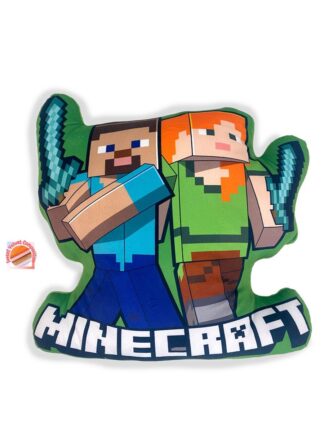 Μαξιλάρι 3D Mojang Minecraft 18 40 εκ. Πράσινο