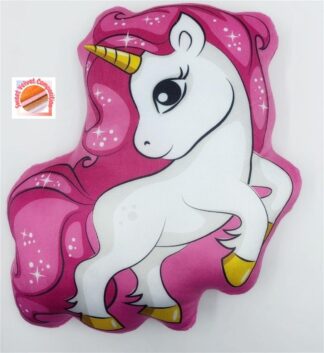 Μαξιλάρι 3D Unicorn 06 35 εκ. Ροζ