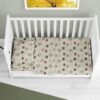 Κατωσέντονο Με Λάστιχο Bebe Big Cats 27 70×140+15 Ανοιχτό Λαδί