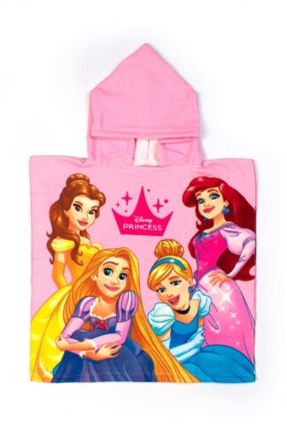 Πόντσο Θαλάσσης Quick Dry Disney Home Princess 08 50×100 Ροζ