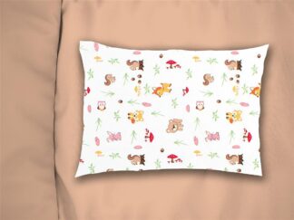 Μαξιλαροθήκη Εμπριμέ Kids Forest Animals 571 50×70 Λευκό / Ροζ Μαξιλαροθήκη Εμπριμέ Kids Forest Animals 571 50×70 Λευκό / Ροζ