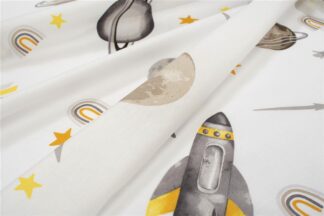 Σεντονάκι Λίκνου Bebe Space Mission 183 80×110 Λευκό / Γκρι Σεντονάκι Λίκνου Bebe Space Mission 183 80×110 Λευκό / Γκρι