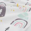 Πάνα Χασέ Bebe Rainbow 575 80×80 Λευκό / Ροζ Πάνα Χασέ Bebe Rainbow 575 80×80 Λευκό / Ροζ