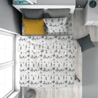 Πάπλωμα Εμπριμέ Kids Seabirds 578 160×240 Λευκό / Γκρι Πάπλωμα Εμπριμέ Kids Seabirds 578 160×240 Λευκό / Γκρι