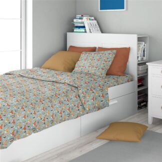 Σεντόνια Εμπριμέ Σετ 3 τεμ Kids Fox 528 160×240 Pale Cyan Σεντόνια Εμπριμέ Σετ 3 τεμ Kids Fox 528 160×240 Pale Cyan