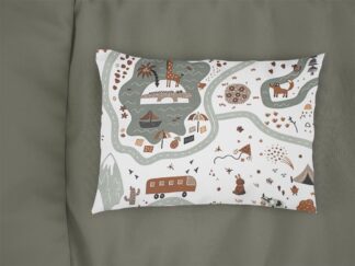 Μαξιλαροθήκη Εμπριμέ Bebe Countryside 580 35×45 Λευκό / Μέντα Μαξιλαροθήκη Εμπριμέ Bebe Countryside 580 35×45 Λευκό / Μέντα