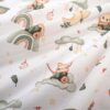 Πάνα Χασέ Bebe Cloudy Bear 581 80×80 Λευκό / Λαδί Πάνα Χασέ Bebe Cloudy Bear 581 80×80 Λευκό / Λαδί