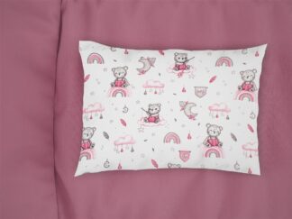 Μαξιλαροθήκη Εμπριμέ Bebe Cloudy Bear 582 35×45 Λευκό / Ροζ Μαξιλαροθήκη Εμπριμέ Bebe Cloudy Bear 582 35×45 Λευκό / Ροζ