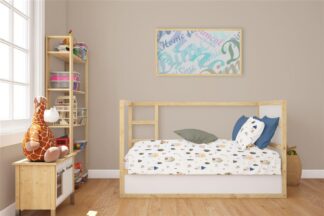 Σεντόνια Εμπριμέ Σετ 3 τεμ Bebe Village 579 120×160 Λευκό / Πράσινο Σεντόνια Εμπριμέ Σετ 3 τεμ Bebe Village 579 120×160 Λευκό / Πράσινο
