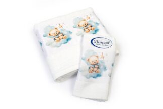 Πετσέτα Σετ 2 τεμ Με Ψηφιακή Εκτύπωση Bebe Cute Bear 302 30×50,70×140 Λευκό Πετσέτα Σετ 2 τεμ Με Ψηφιακή Εκτύπωση Bebe Cute Bear 302 30×50,70×140 Λευκό