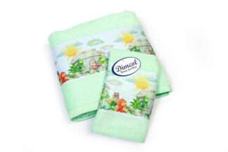 Πετσέτα Σετ 2 τεμ Με Ψηφιακή Εκτύπωση Bebe Dinosaurs 313 30×50,70×140 Μέντα Πετσέτα Σετ 2 τεμ Με Ψηφιακή Εκτύπωση Bebe Dinosaurs 313 30×50,70×140 Μέντα