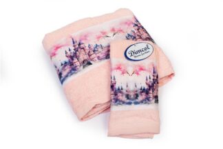 Πετσέτα Σετ 2 τεμ Με Ψηφιακή Εκτύπωση Bebe Fairytale Castle 325 30×50,70×140 Ροζ Πετσέτα Σετ 2 τεμ Με Ψηφιακή Εκτύπωση Bebe Fairytale Castle 325 30×50,70×140 Ροζ