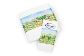 Πετσέτα Σετ 2 τεμ Με Ψηφιακή Εκτύπωση Bebe Farm 340 30×50,70×140 Λευκό Πετσέτα Σετ 2 τεμ Με Ψηφιακή Εκτύπωση Bebe Farm 340 30×50,70×140 Λευκό