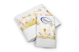 Πετσέτα Σετ 2 τεμ Με Ψηφιακή Εκτύπωση Bebe Jungle 350 30×50,70×140 Λευκό Πετσέτα Σετ 2 τεμ Με Ψηφιακή Εκτύπωση Bebe Jungle 350 30×50,70×140 Λευκό