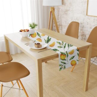 Τραβέρσα Αλέκιαστη Oranges 474 40×180 Λευκό / Πορτοκαλί Τραβέρσα Αλέκιαστη Oranges 474 40×180 Λευκό / Πορτοκαλί
