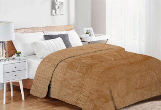 Κουβέρτα Coral Fleece Jacquard Brick 02 160×220 Μπεζ Κουβέρτα Coral Fleece Jacquard Brick 02 160×220 Μπεζ