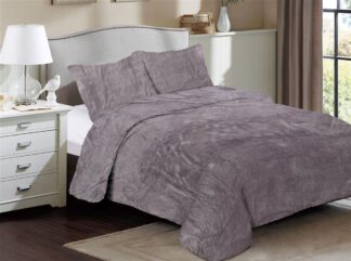 Κουβέρτα Coral Fleece Solid 06 160×220 Γκρι Κουβέρτα Coral Fleece Solid 06 160×220 Γκρι