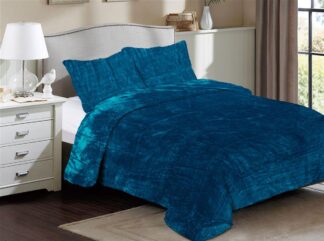 Κουβέρτα Coral Fleece Solid 03 220×240 Πετρόλ Κουβέρτα Coral Fleece Solid 03 220×240 Πετρόλ