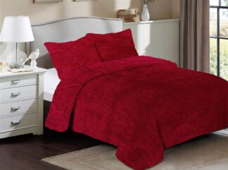 Κουβέρτα Coral Fleece Solid 04 220×240 Μπορντό Κουβέρτα Coral Fleece Solid 04 220×240 Μπορντό