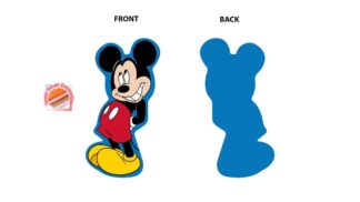 Mini Μαξιλάρι 3D Disney Home Mickey 412 15 εκ. Μπλε Mini Μαξιλάρι 3D Disney Home Mickey 412 15 εκ. Μπλε