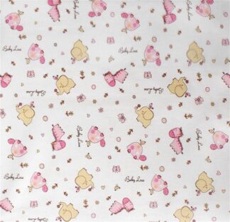 Πάνα Φανέλα Bebe Elephant 072 80×80 Λευκό / Ροζ Πάνα Φανέλα Bebe Elephant 072 80×80 Λευκό / Ροζ