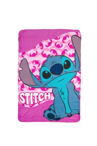 Κουβέρτα Fleece Disney Home Stitch 28 100×140 Ροζ Κουβέρτα Fleece Disney Home Stitch 28 100×140 Ροζ