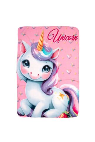 Κουβέρτα Fleece Unicorn 56 100×140 Ροζ Κουβέρτα Fleece Unicorn 56 100×140 Ροζ