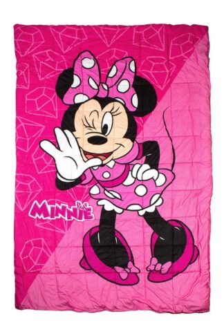Κουβερτοπάπλωμα Flannel-Sherpa Disney Home Minnie 15 160×250 Φούξια / Ροζ Φανέλα