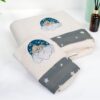 Πετσέτα Με Κέντημα Σετ 2 τεμ Bebe Cloudy Bear 177 30×50,70×140 Εκρού / Γκρι