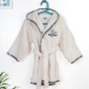 Μπουρνούζι Με Κέντημα Kids Aviator 185 Νο 4 Εκρού / Γκρι Μπουρνούζι Με Κέντημα Kids Aviator 185 Νο 4 Εκρού / Γκρι