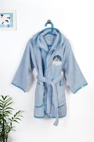 Μπουρνούζι Με Κέντημα Kids Cloudy Bear 175 Νο 2 Σιέλ Μπουρνούζι Με Κέντημα Kids Cloudy Bear 175 Νο 2 Σιέλ