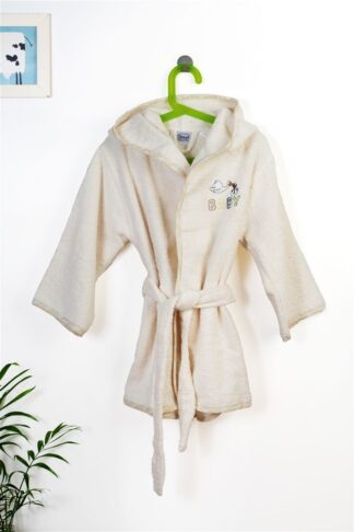 Μπουρνούζι Με Κέντημα Kids Stork 194 Νο 2 Εκρού / Κίτρινο Μπουρνούζι Με Κέντημα Kids Stork 194 Νο 2 Εκρού / Κίτρινο