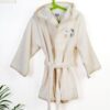 Μπουρνούζι Με Κέντημα Kids Stork 194 Νο 4 Εκρού / Κίτρινο Μπουρνούζι Με Κέντημα Kids Stork 194 Νο 4 Εκρού / Κίτρινο