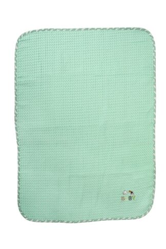 Κουβέρτα Πικέ Με Κέντημα Bebe Stork 195 80×110 Μέντα Κουβέρτα Πικέ Με Κέντημα Bebe Stork 195 80×110 Μέντα