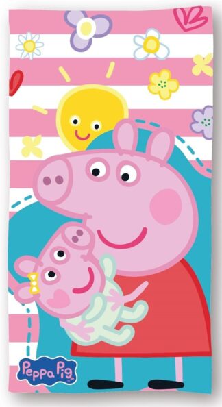 Πετσέτα Θαλάσσης Quick Dry Hasbro Peppa Pig 821 70×140 Λευκό / Ροζ Πετσέτα Θαλάσσης Quick Dry Hasbro Peppa Pig 821 70×140 Λευκό / Ροζ