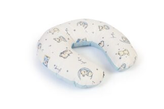 Μαξιλάρι Θηλασμού Bebe Bear's Nest 03 60×50×15 Λευκό / Σιέλ Μαξιλάρι Θηλασμού Bebe Bear's Nest 03 60×50×15 Λευκό / Σιέλ