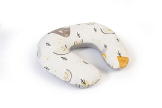 Μαξιλάρι Θηλασμού Bebe Rainbow 01 60×50×15 Λευκό / Γκρι Μαξιλάρι Θηλασμού Bebe Rainbow 01 60×50×15 Λευκό / Γκρι