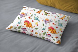Μαξιλαροθήκη Εμπριμέ Bebe Dinosaur 520 35×45 Λευκό / Πορτοκαλί Μαξιλαροθήκη Εμπριμέ Bebe Dinosaur 520 35×45 Λευκό / Πορτοκαλί
