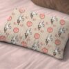 Μαξιλαροθήκη Εμπριμέ Bebe Floating Bunny 714 35×45 Μπεζ / Σομόν