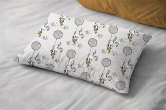 Μαξιλαροθήκη Εμπριμέ Bebe Floating Bunny 715 35×45 Γκρι Μαξιλαροθήκη Εμπριμέ Bebe Floating Bunny 715 35×45 Γκρι