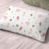 Μαξιλαροθήκη Εμπριμέ Bebe Happy Safari 712 35×45 Λευκό / Ροζ Μαξιλαροθήκη Εμπριμέ Bebe Happy Safari 712 35×45 Λευκό / Ροζ
