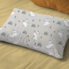 Μαξιλαροθήκη Εμπριμέ Bebe Rabbit Garden 586 35×45 Γκρι