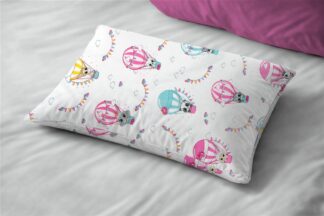 Μαξιλαροθήκη Εμπριμέ Bebe The Floating Zoo 597 35×45 Λευκό / Ροζ Μαξιλαροθήκη Εμπριμέ Bebe The Floating Zoo 597 35×45 Λευκό / Ροζ