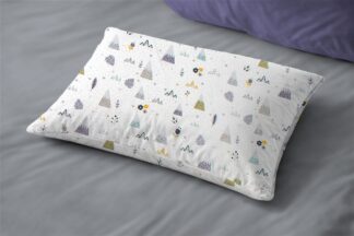 Μαξιλαροθήκη Εμπριμέ Bebe Whimsical Mountainside 588 35×45 Λευκό / Γκρι Μαξιλαροθήκη Εμπριμέ Bebe Whimsical Mountainside 588 35×45 Λευκό / Γκρι