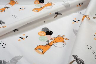 Πάνα Χασέ Bebe Giraffe 599 80×80 Λευκό / Πορτοκαλί Πάνα Χασέ Bebe Giraffe 599 80×80 Λευκό / Πορτοκαλί